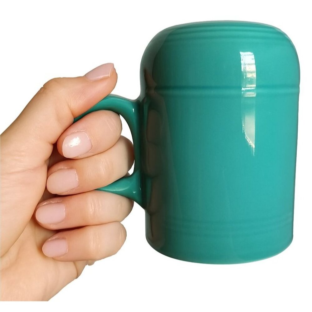 Fiestaware Fiesta CERAMIC Pepper Shaker Extra Large Rangetop Container Turquoise - Picture 12 of 12